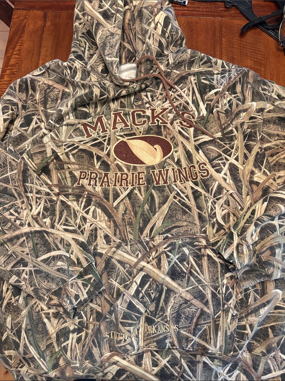 Mack’s Prairie Wings Men’s 2XL Camo Hoodie - Brown/Green